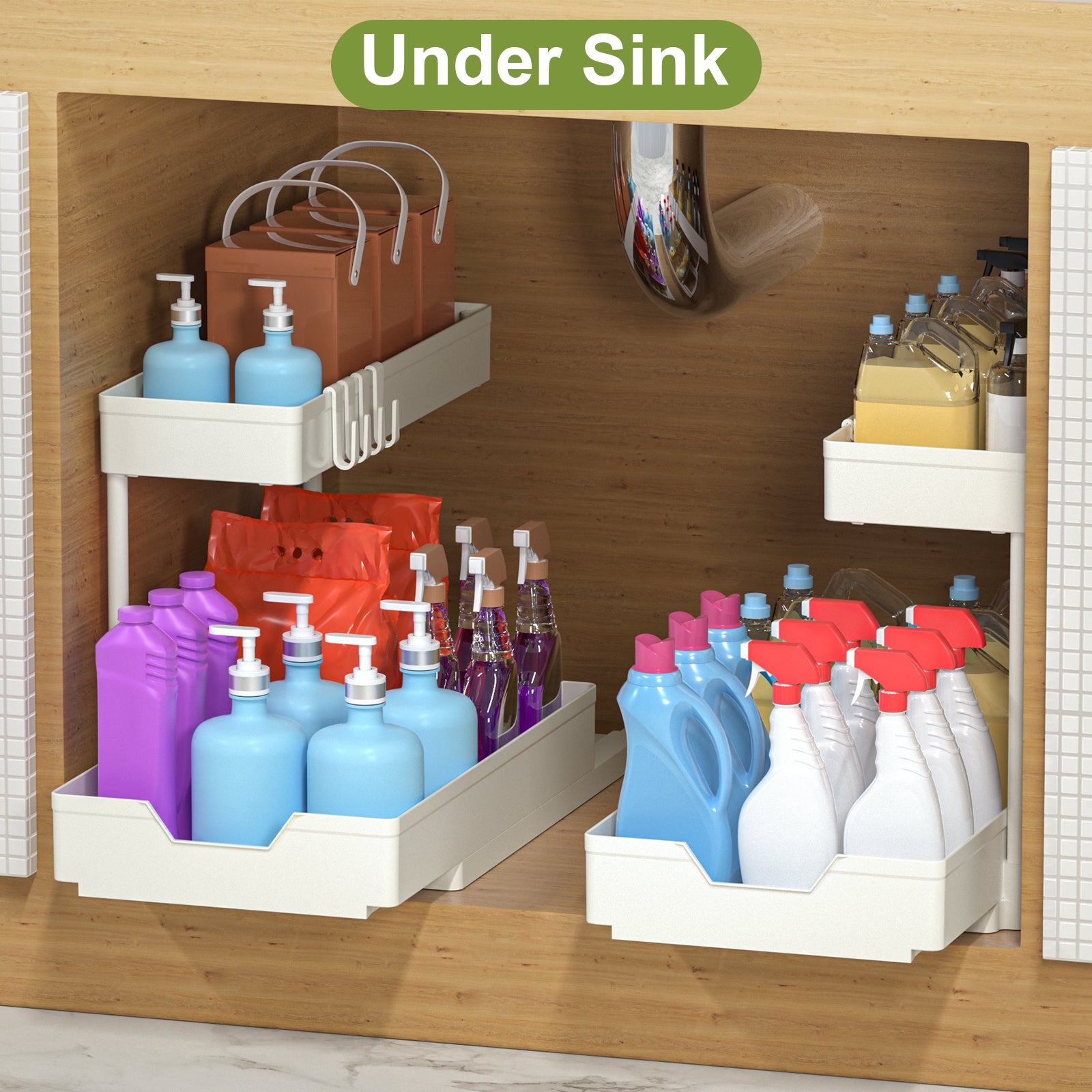 Plastic Under Sink Organizer